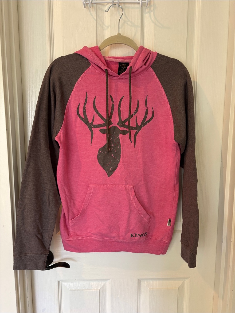 Kings Camo Pink and Brown Women’s Hooded Sweatshirt